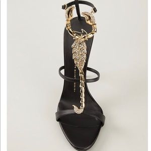 Giuseppe Zanotti Scorpion heel sandals sz39
